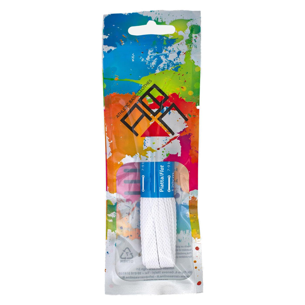 INTERSPORT LACCI PIATTI 90 CM BIANCO