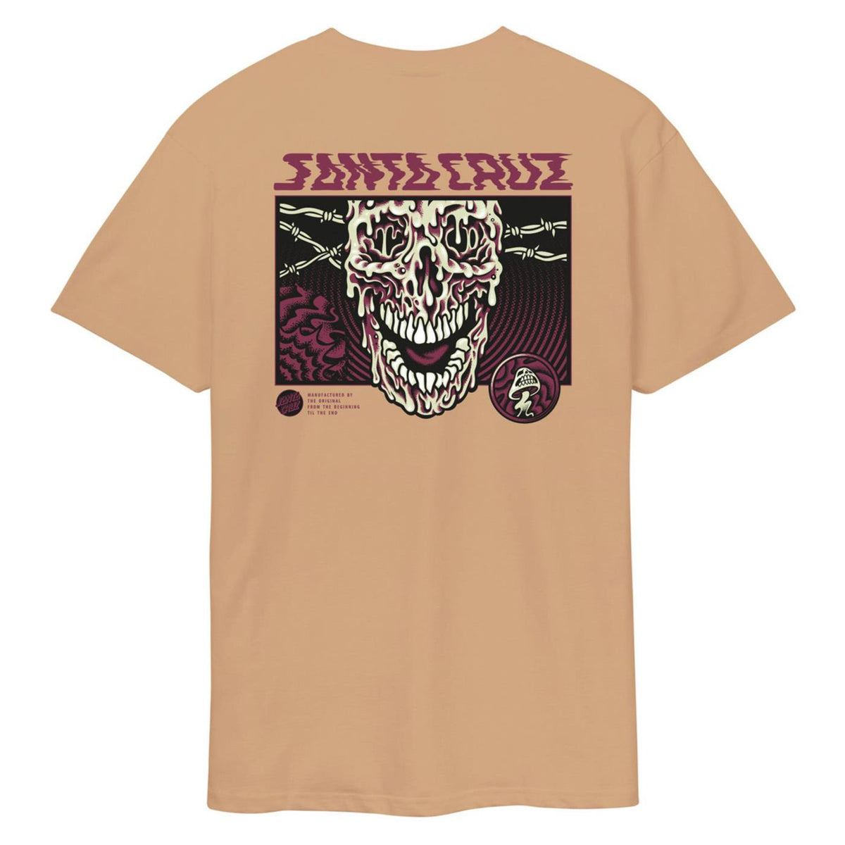 SANTA CRUZ TOXIC SKULL T-SHIRT - seconda immagine
