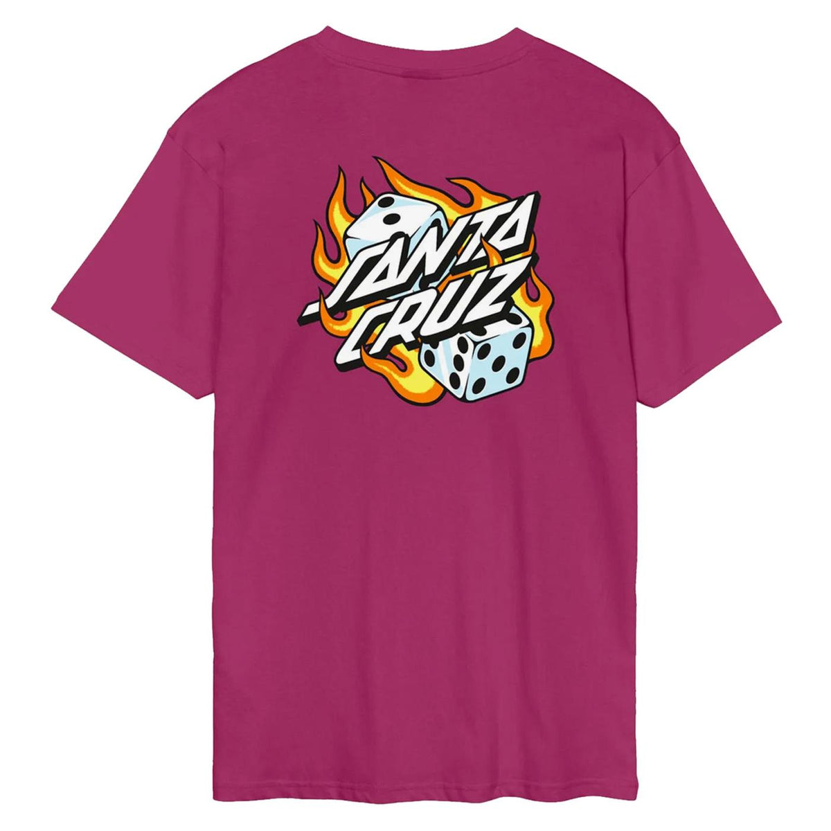 SANTA CRUZ FLAMING DICE DOT CHEST - seconda immagine