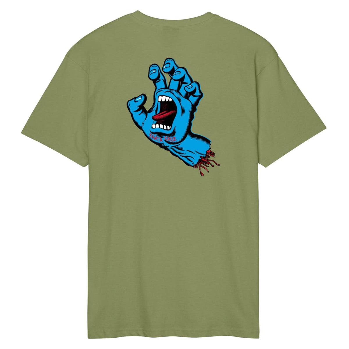 SANTA CRUZ SCREAMING HAND CHEST TEE - seconda immagine