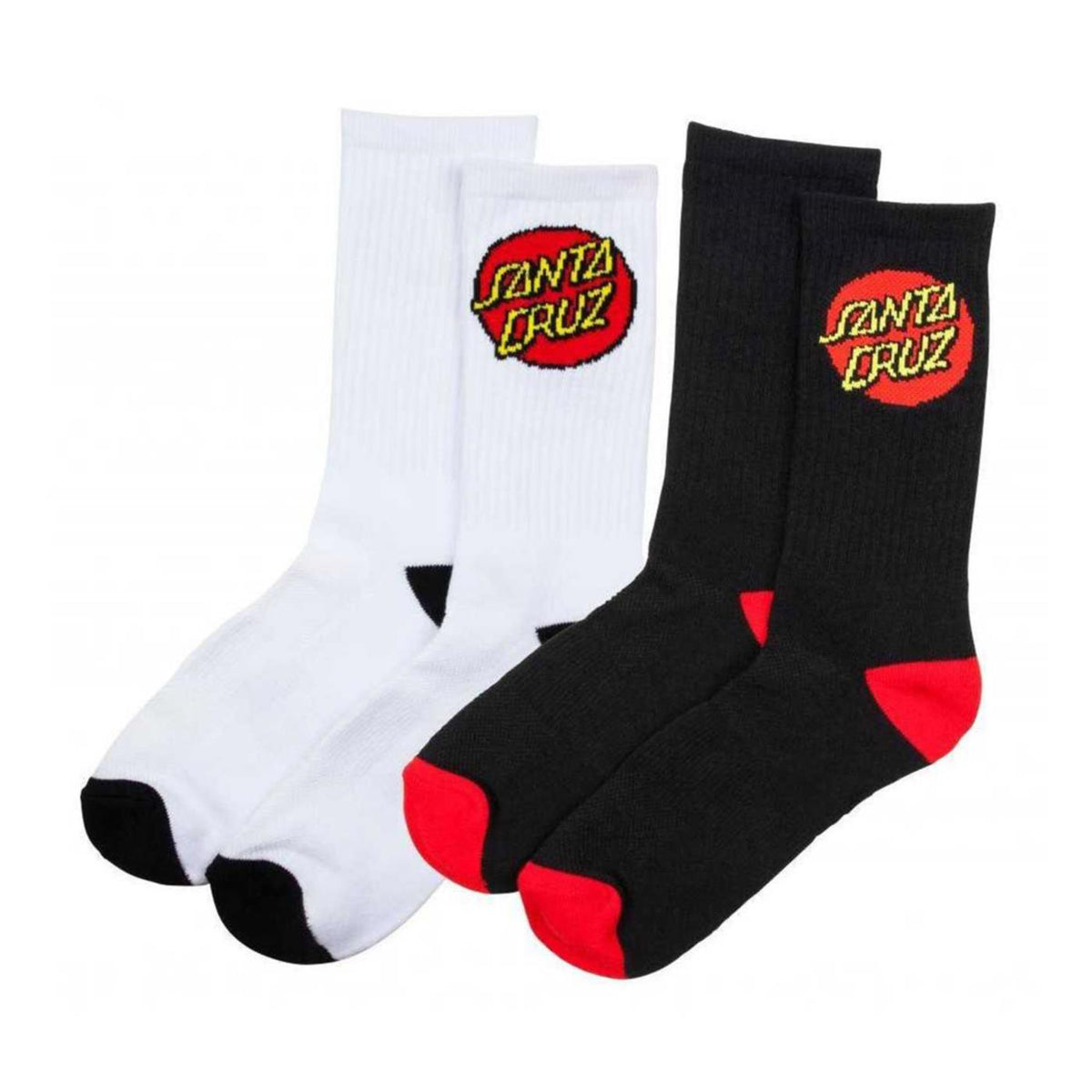 SANTA CRUZ JR CLASSIC DOT SOCK 2PK