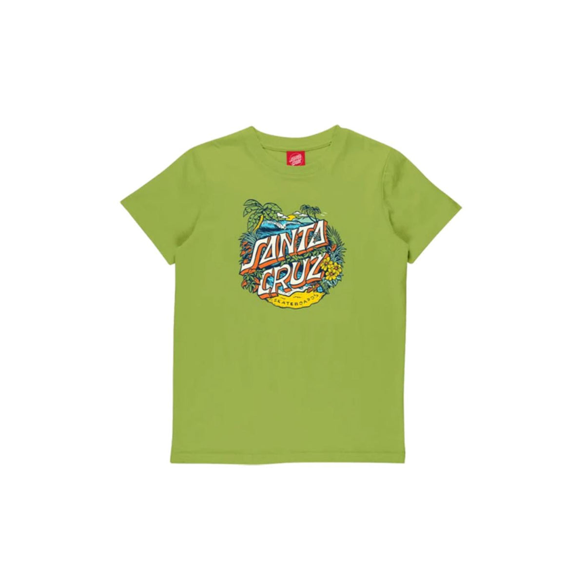 SANTA CRUZ JR ALOHA DOT FRONT TEE