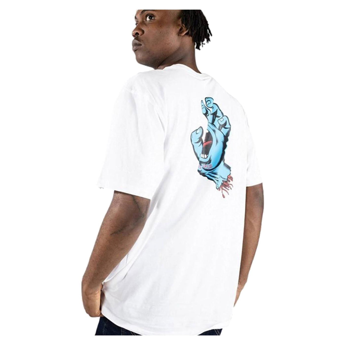 SANTA CRUZ SCREAMING HAND CHEST TEE - seconda immagine