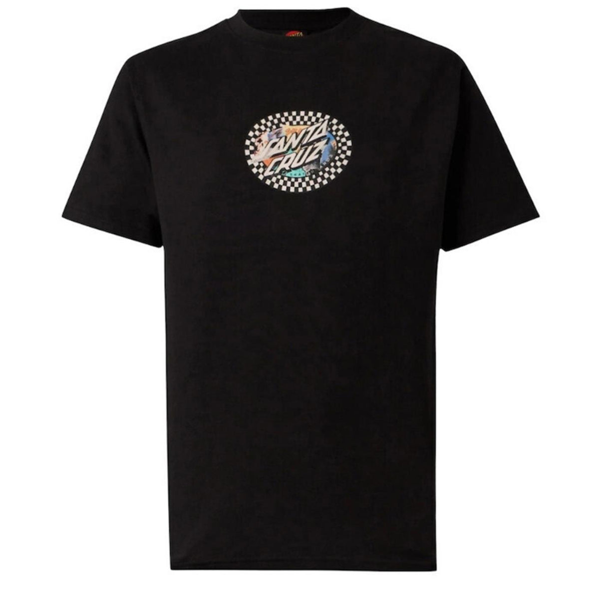 SANTA CRUZ COLLAGE OVAL DOT T-SHIRT - Nero - vista 3