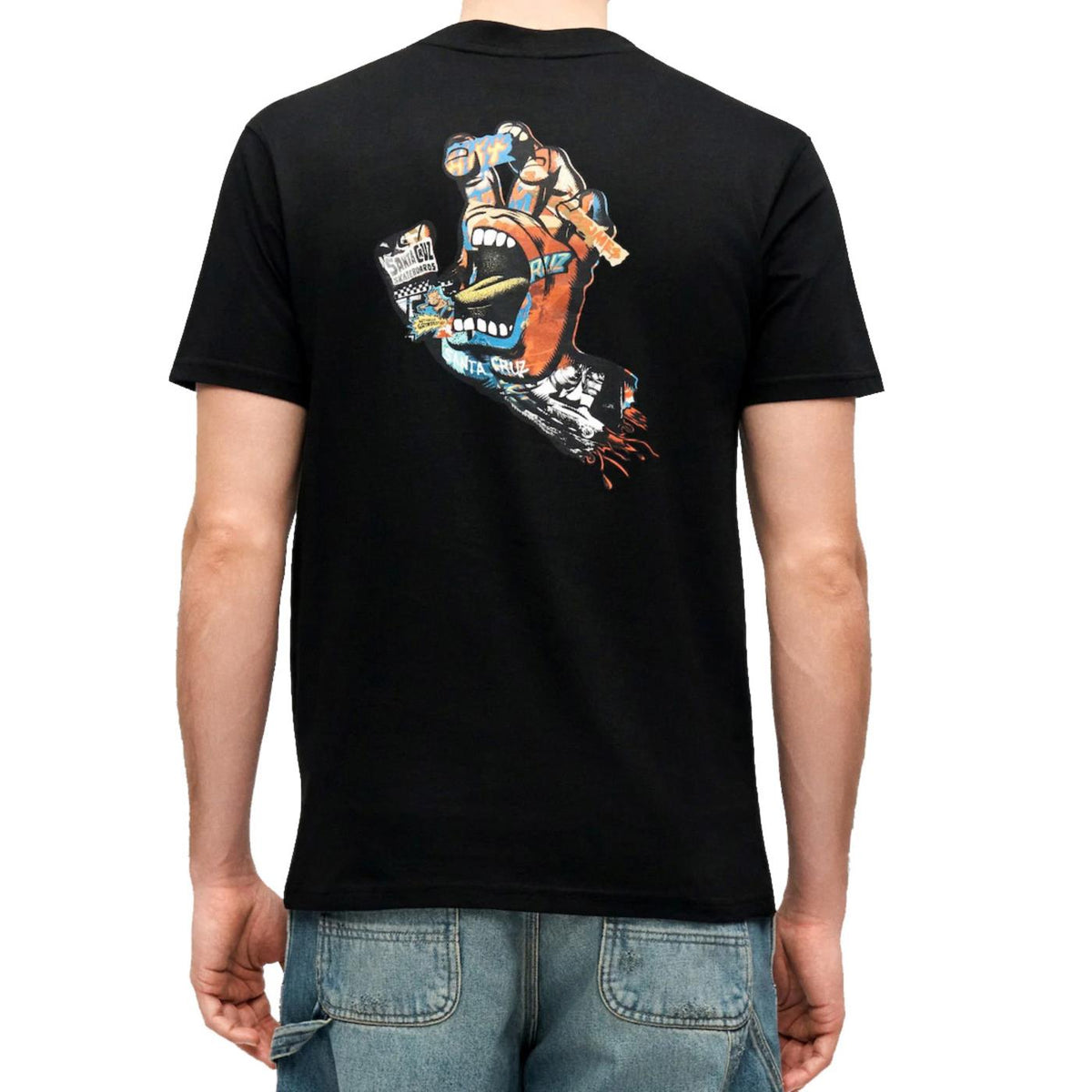 SANTA CRUZ COLLAGE HAND T-SHIRT - seconda immagine