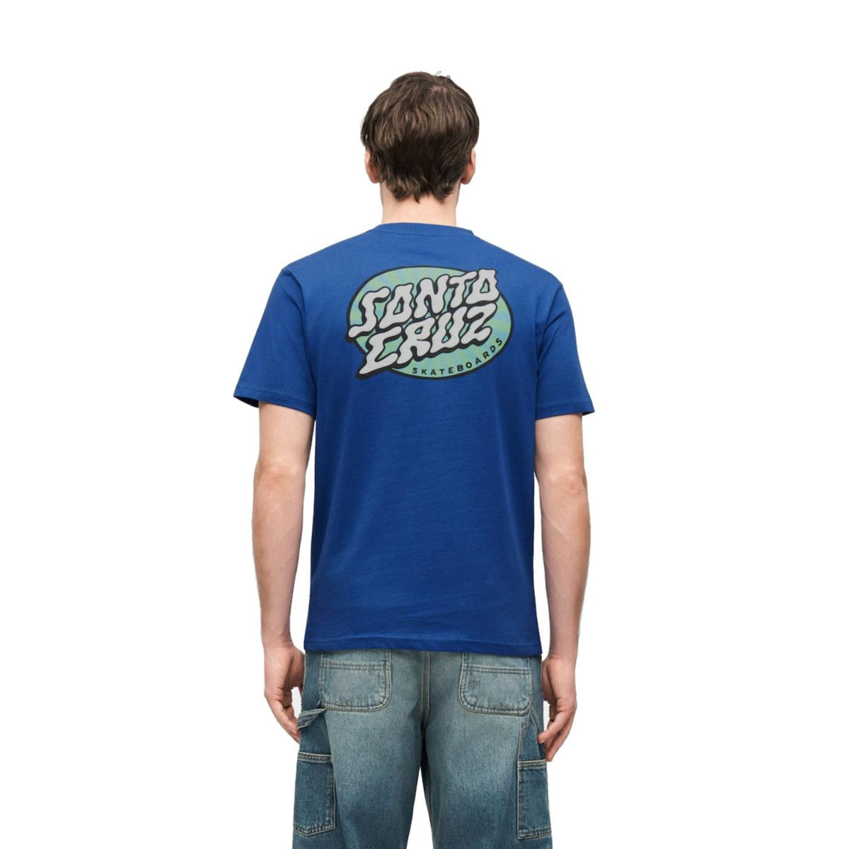 SANTA CRUZ VERTIGO DOT T-SHIRT - Blu Royal - vista 2