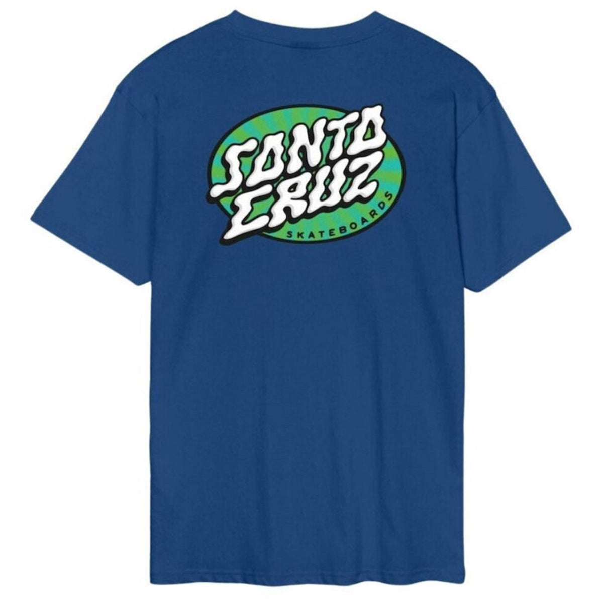 SANTA CRUZ VERTIGO DOT T-SHIRT - Blu Royal - vista 4