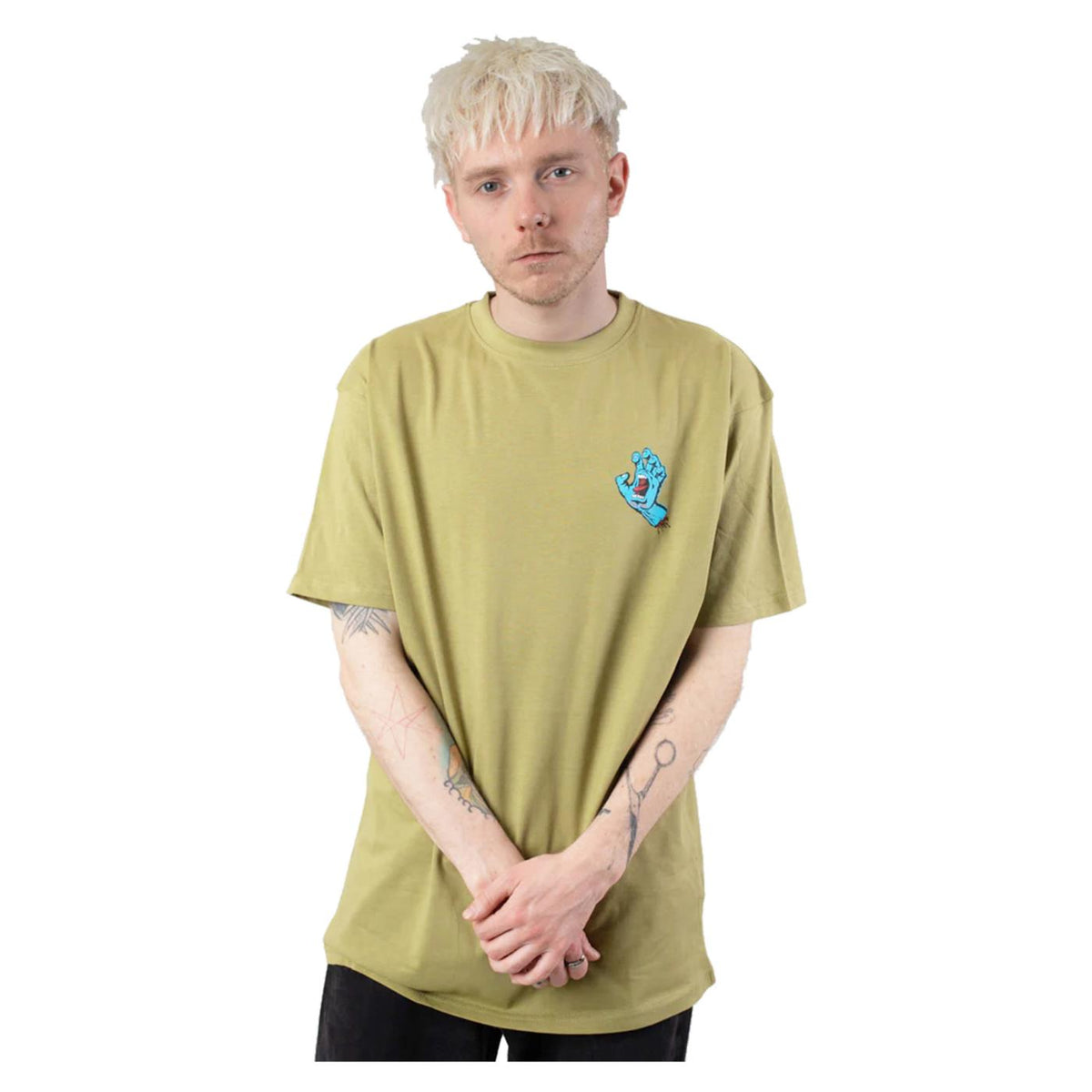 SANTA CRUZ SCREAMING HAND CHEST TEE