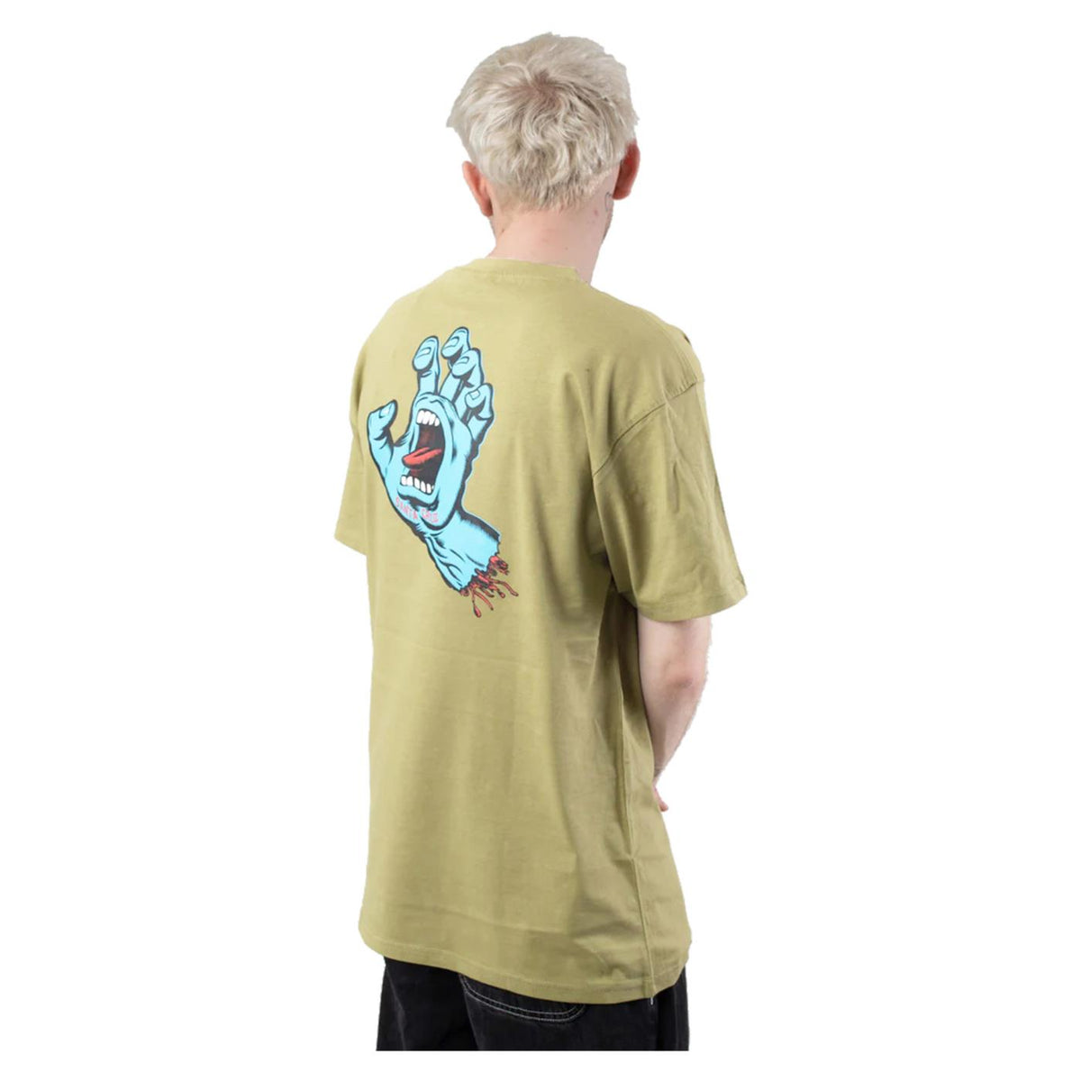 SANTA CRUZ SCREAMING HAND CHEST TEE - seconda immagine