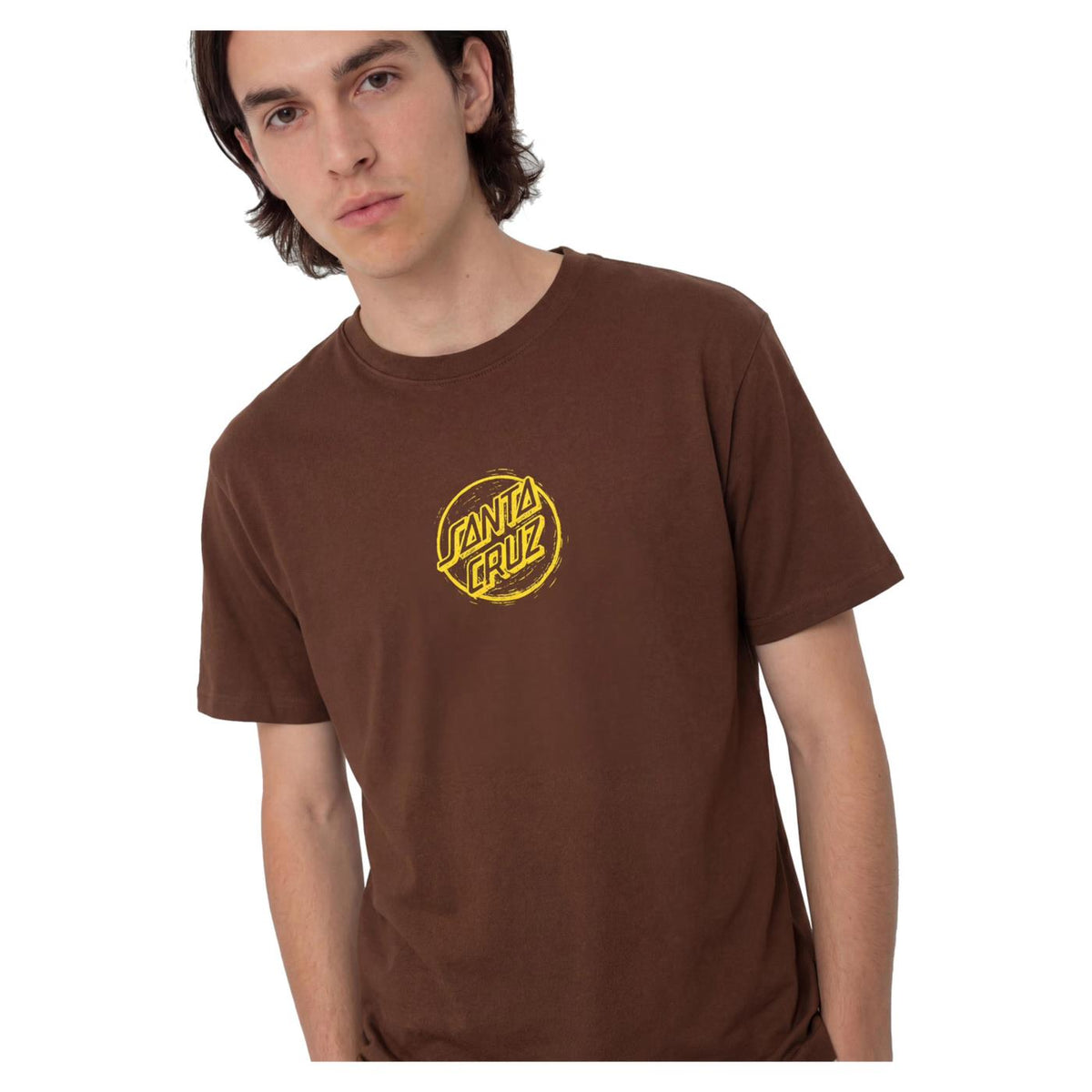 SANTA CRUZ STAMPED OPUS FRONT TEE - Marrone scuro - vista 2
