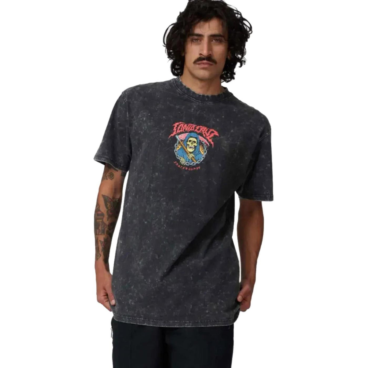 SANTA CRUZ OUT OF TIME FRONT T-SHIRT - immagine principale