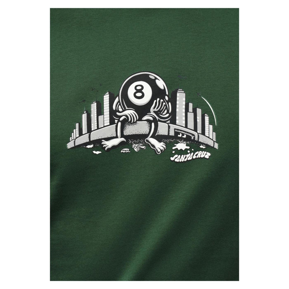 SANTA CRUZ WINKOWSKI CURB FRONT TEE - Verde - vista 3