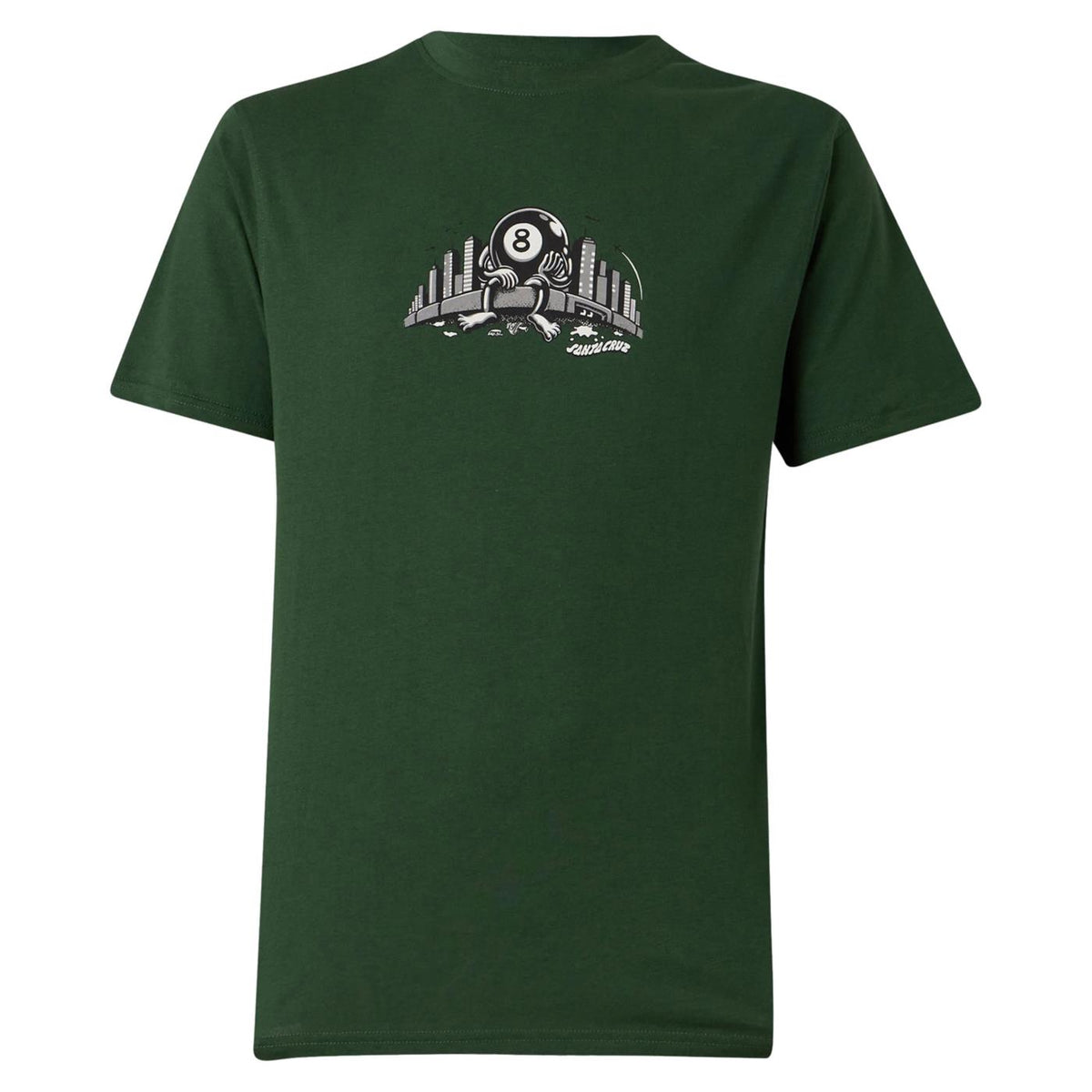 SANTA CRUZ WINKOWSKI CURB FRONT TEE - Verde - vista 4