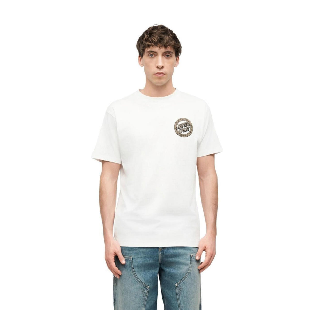 SANTA CRUZ LOCO DOT T-SHIRT - Bianco - immagine principale