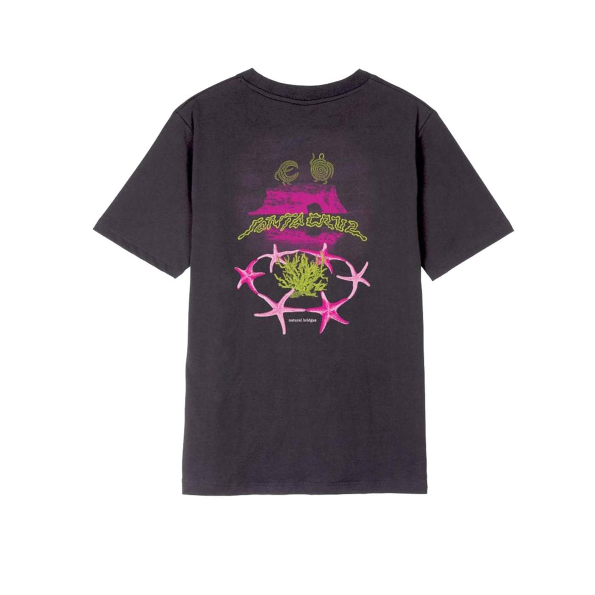 SANTA CRUZ NATURAL BRIDGES W T-SHIRT - Nero - vista 3