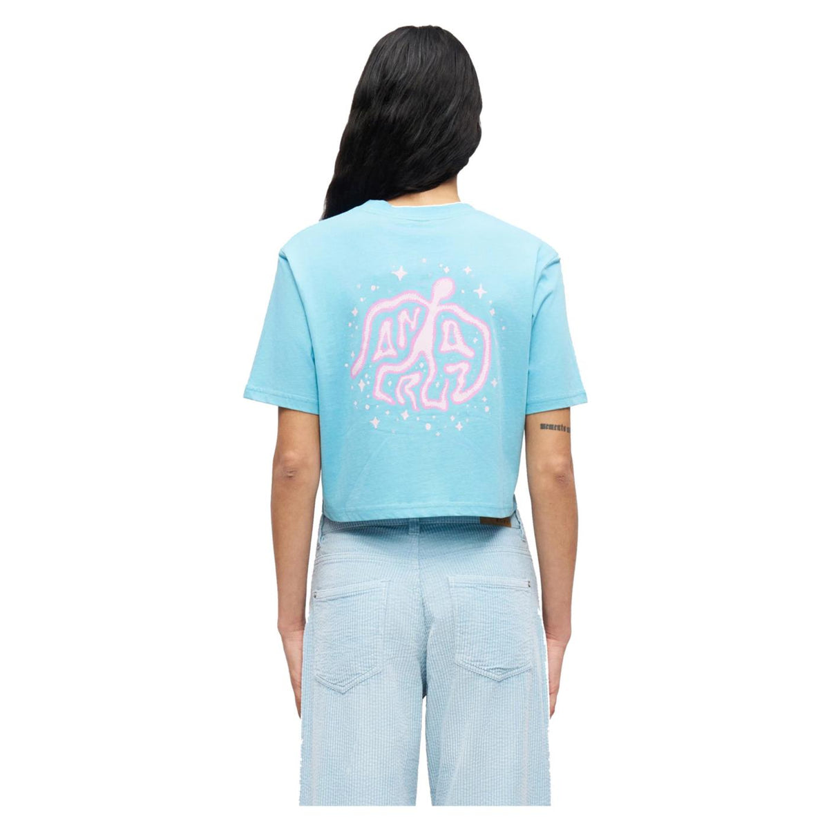 SANTA CRUZ AURA WOMAN T-SHIRT - Azzurro - vista 2