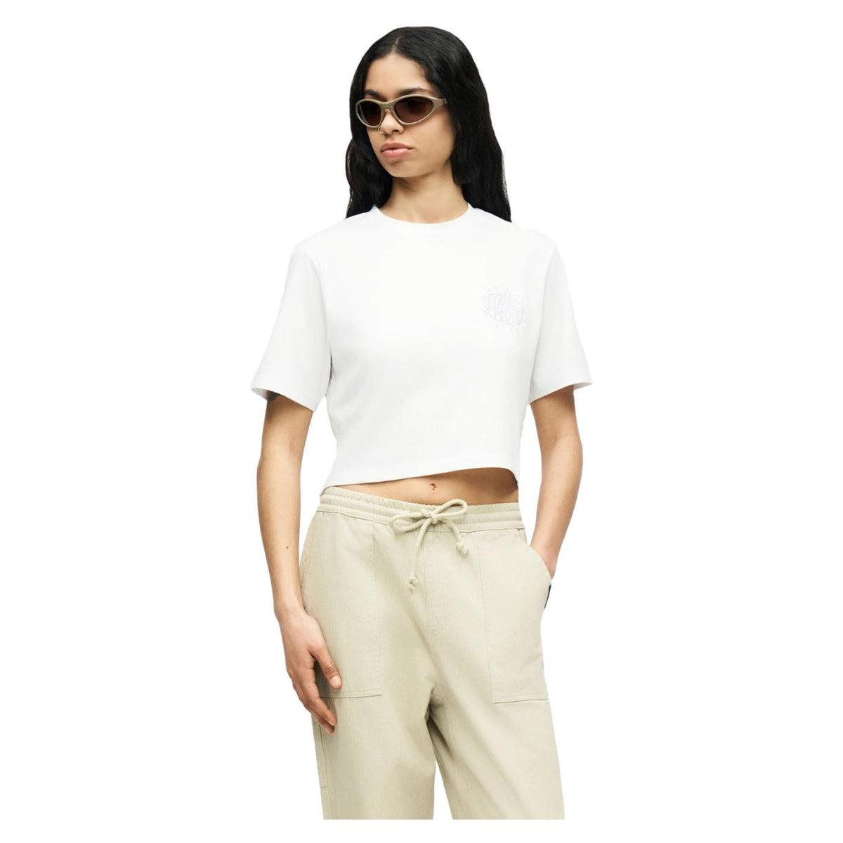 SANTA CRUZ AURA WOMAN T-SHIRT - Bianco - immagine principale