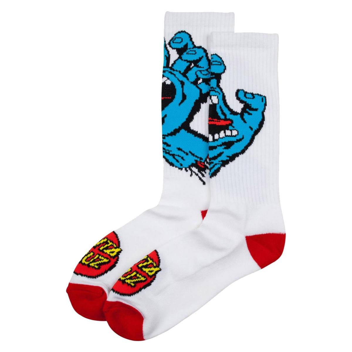 SANTA CRUZ JR SCREAMING HAND SOCK - Bianco - immagine principale