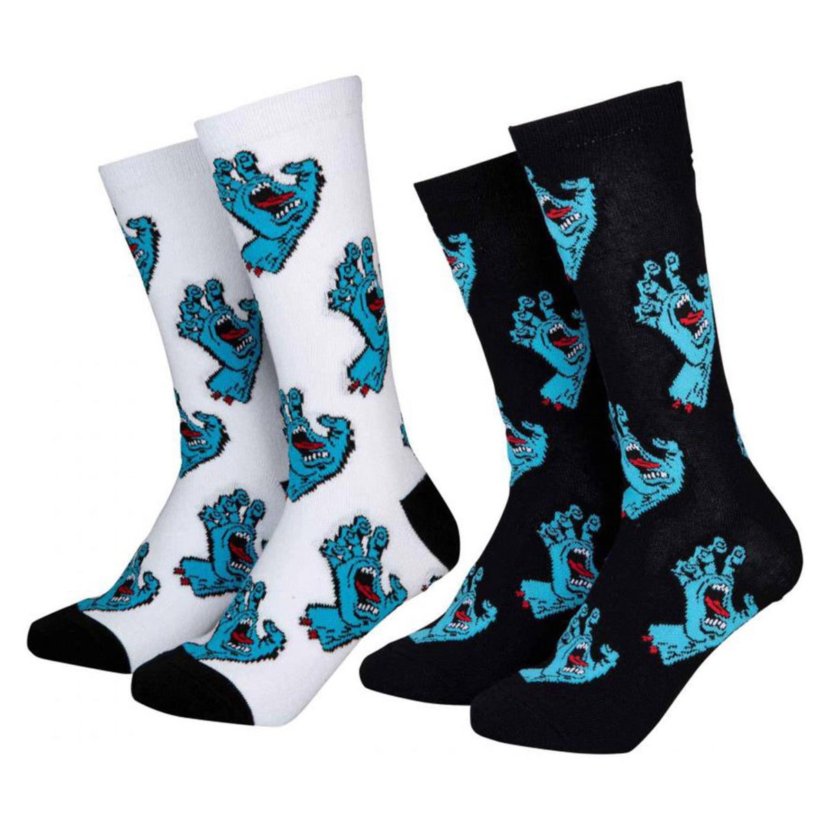 SANTA CRUZ JR MULTI HAND SOCKS 2PK - Multicolor - immagine principale
