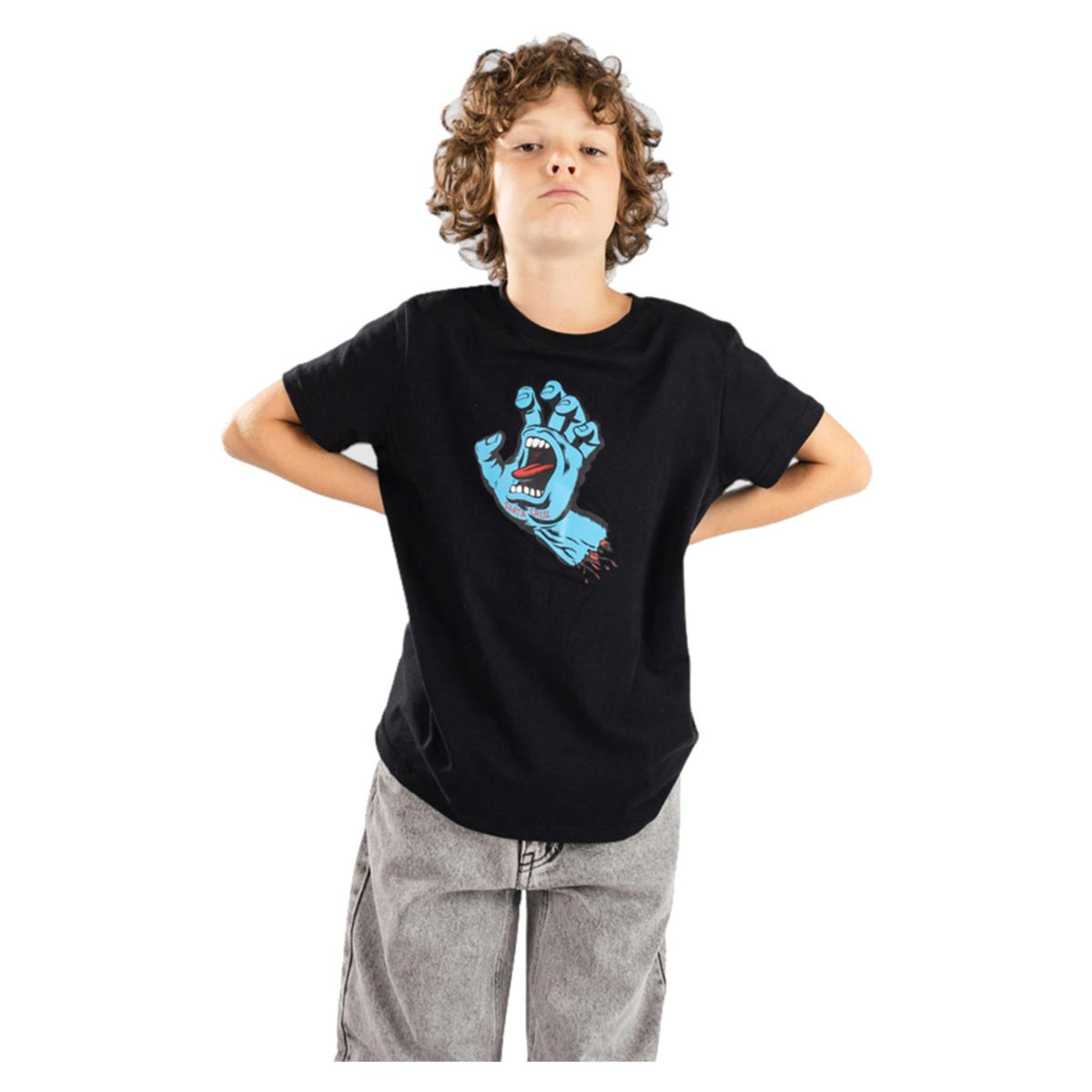 SANTA CRUZ JR SCREAMING HAND T-SHIRT