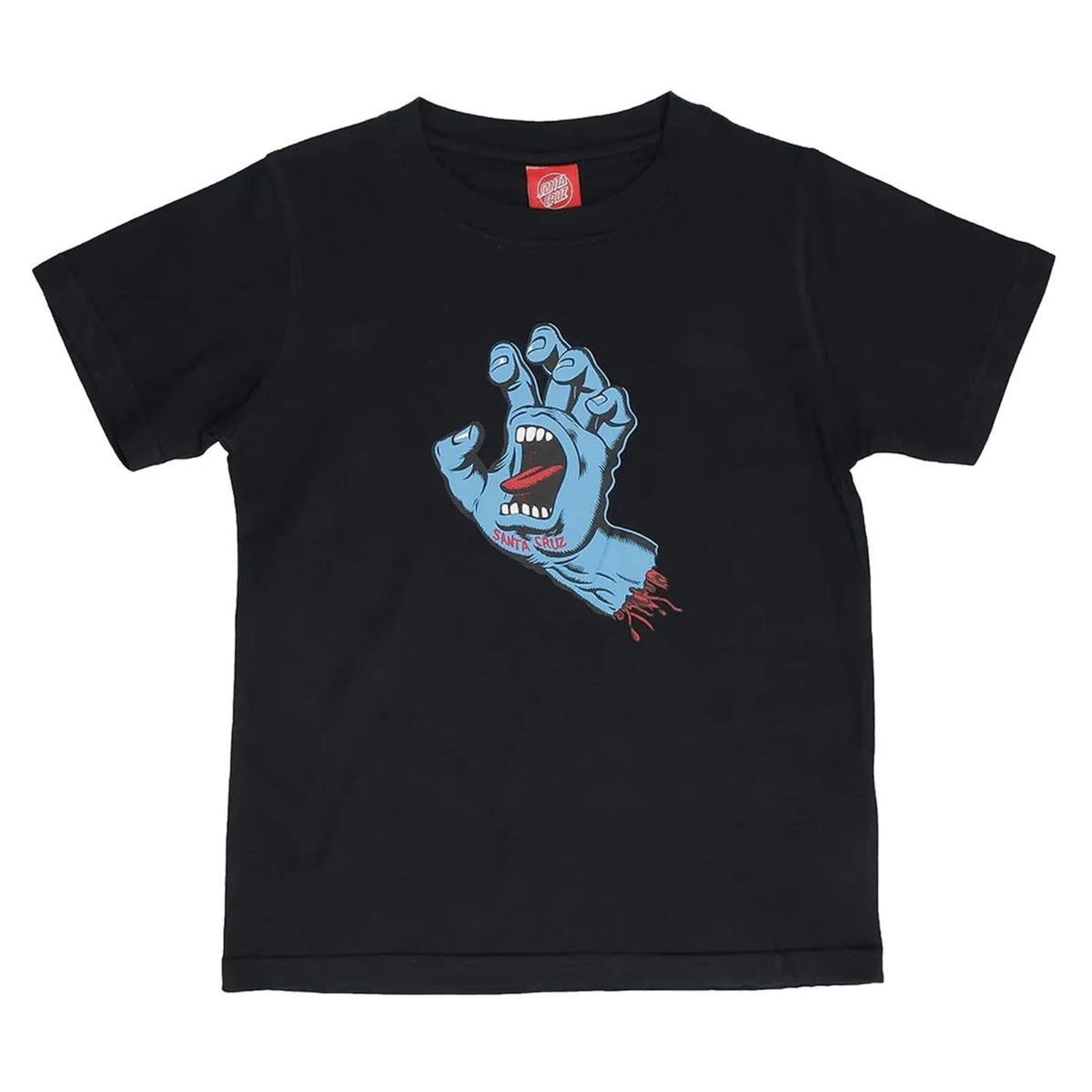 SANTA CRUZ JR SCREAMING HAND T-SHIRT - Nero - vista 3