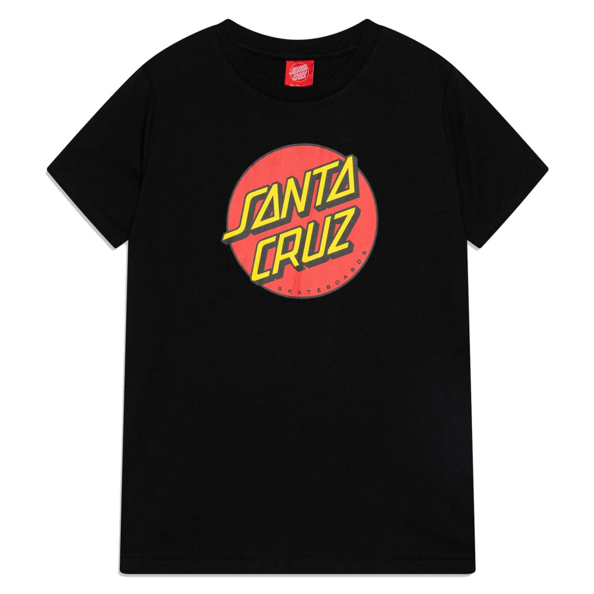 SANTA CRUZ JR CLASSIC DOT T-SHIRT - Nero - immagine principale