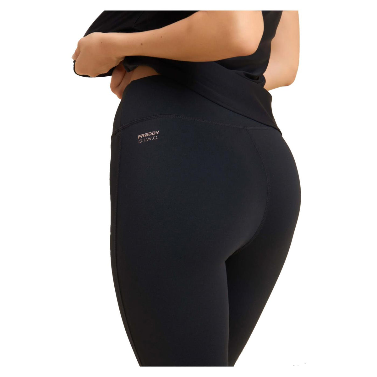 FREDDY SUPERFIT MINI FLARE PANT - Nero - vista 3