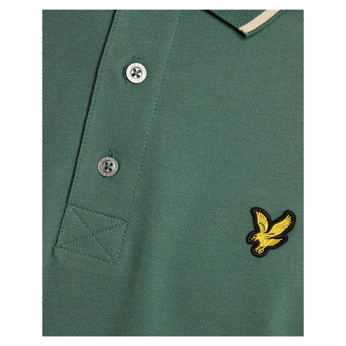 LYLE & SCOTT TIPPED POLO SHIRT - seconda immagine