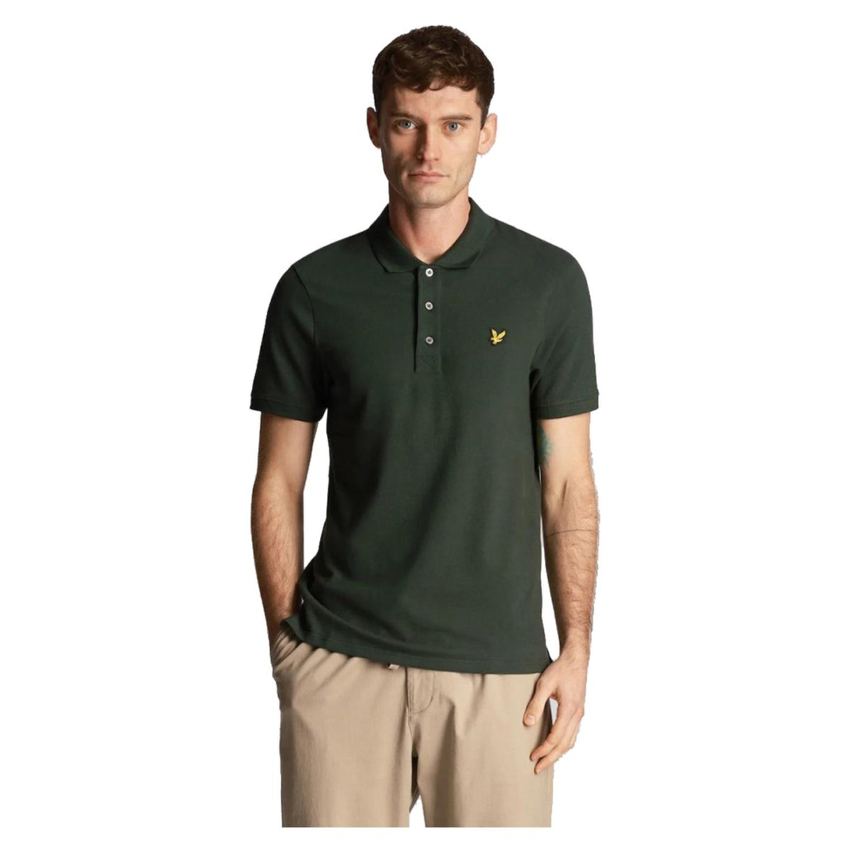 LYLE & SCOTT PLAIN POLO SHIRT - Militare - immagine principale
