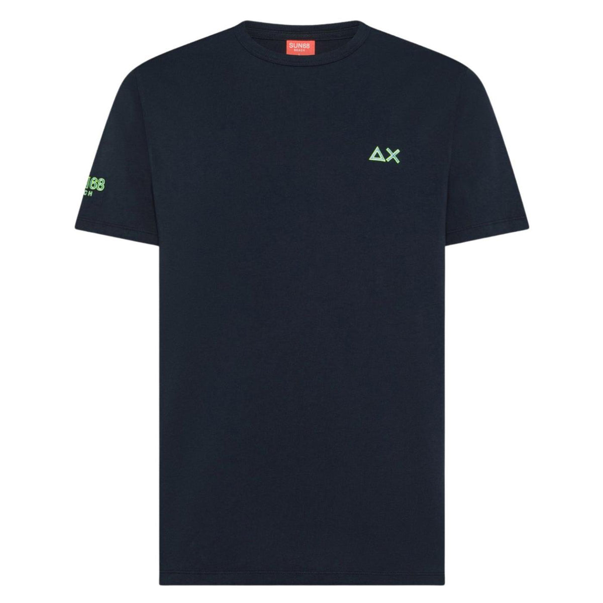 SUN68 T-SHIRT SS BEACH - C1-blu - immagine principale