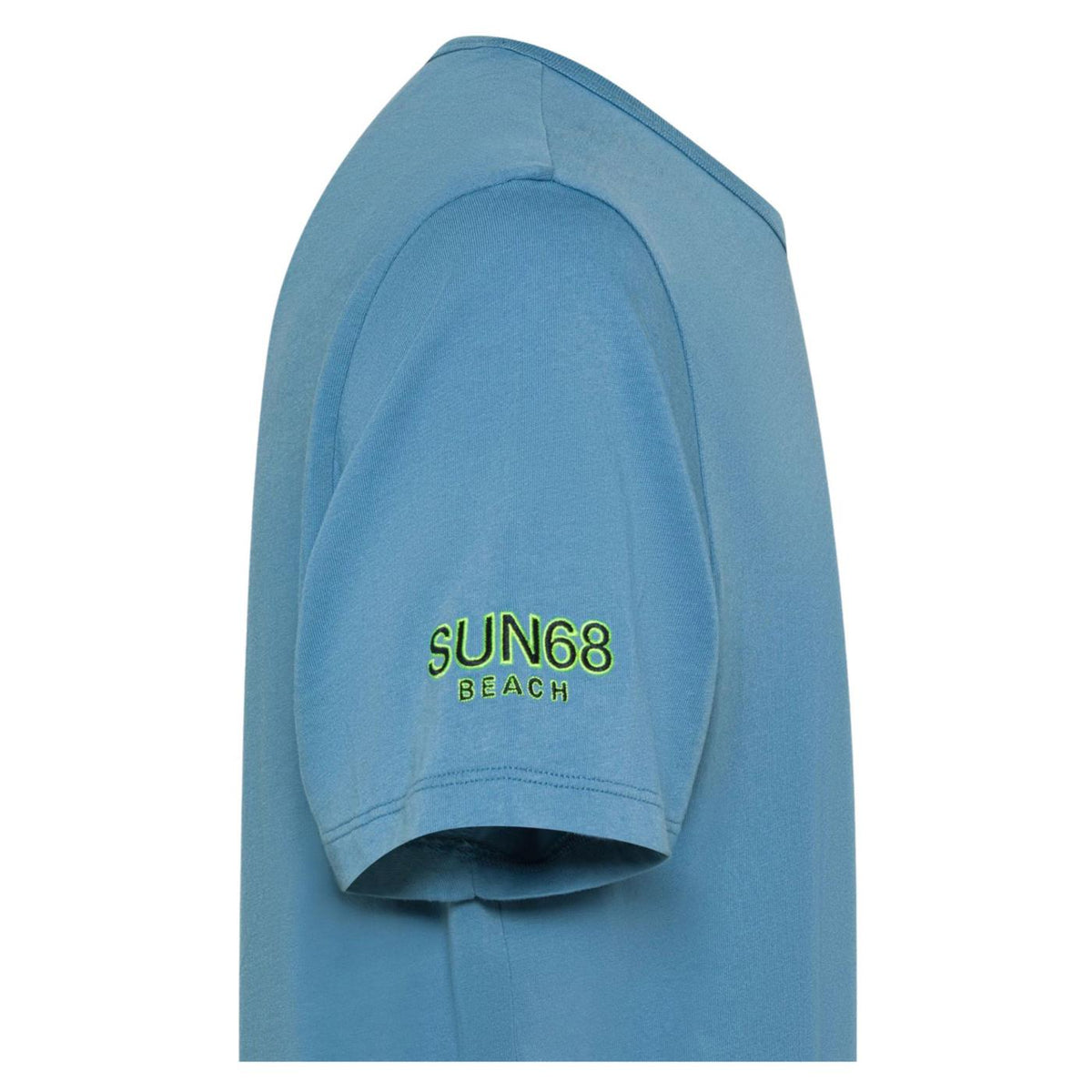 SUN68 T-SHIRT SS BEACH - C1-azzurro - vista 2
