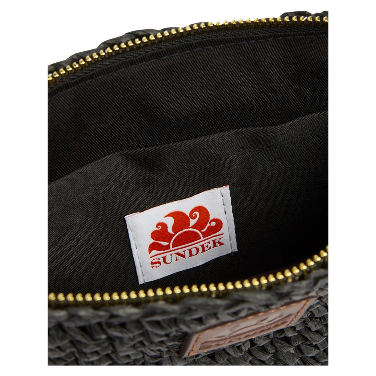 SUNDEK BORSA MOMO STRAW HAND BAG - Nero - vista 4