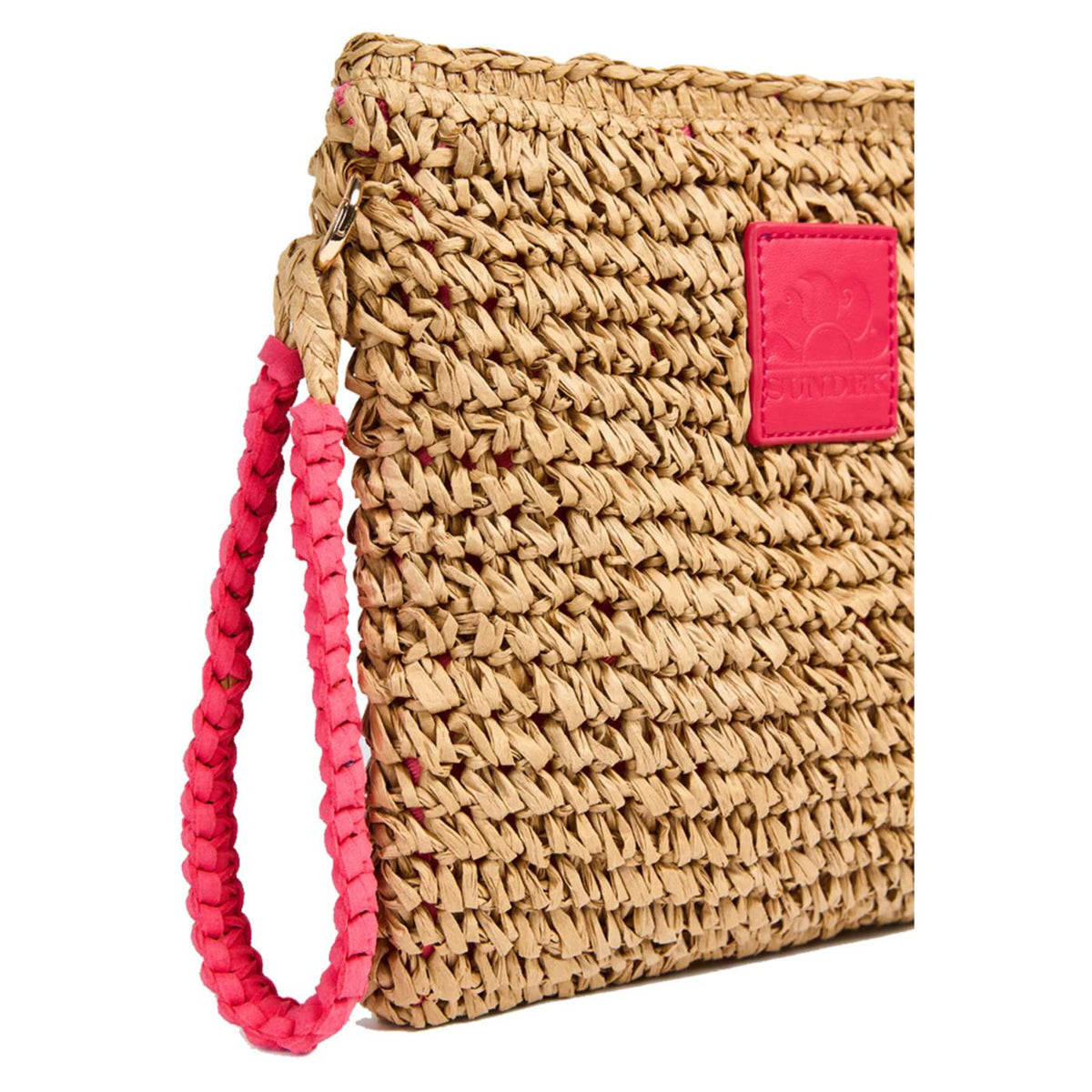 SUNDEK BORSA MOMO STRAW HAND BAG - Beige - vista 3