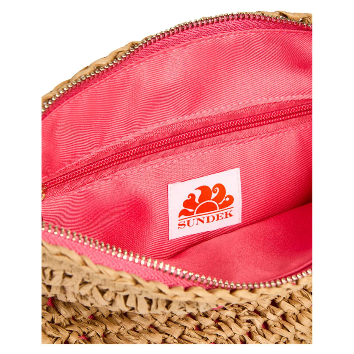 SUNDEK BORSA MOMO STRAW HAND BAG - Beige - vista 4