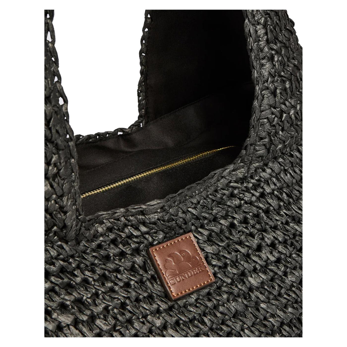 SUNDEK BORSA LEIRE STRAW BAG - Grigio scuro - vista 3