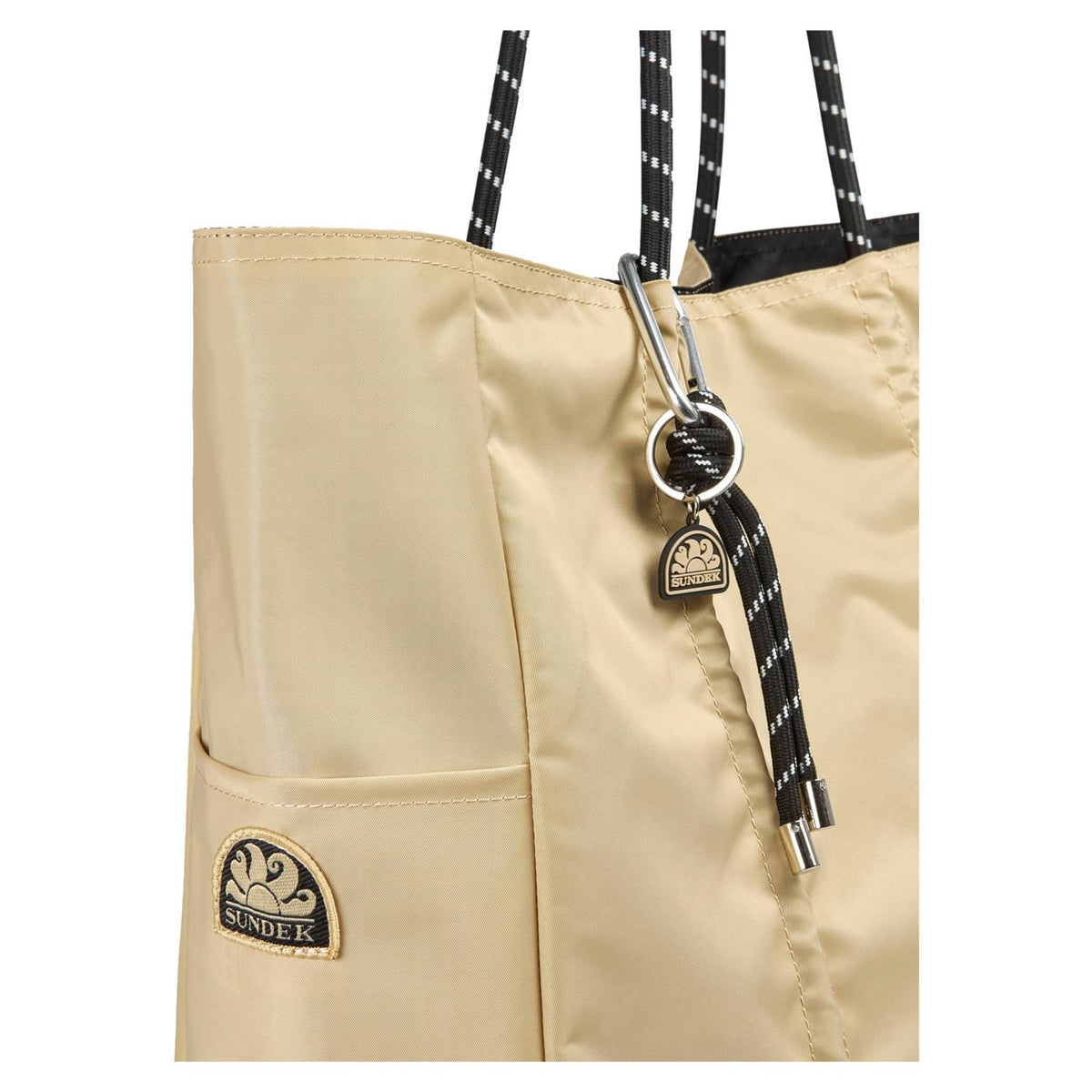 SUNDEK BORSA BIG RUFFLED BAG - Beige - vista 3