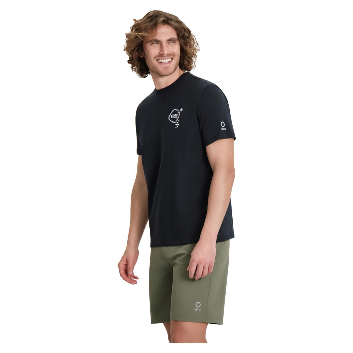 SUNS T-SHIRT PAOLO CRAZY - Blu - vista 2