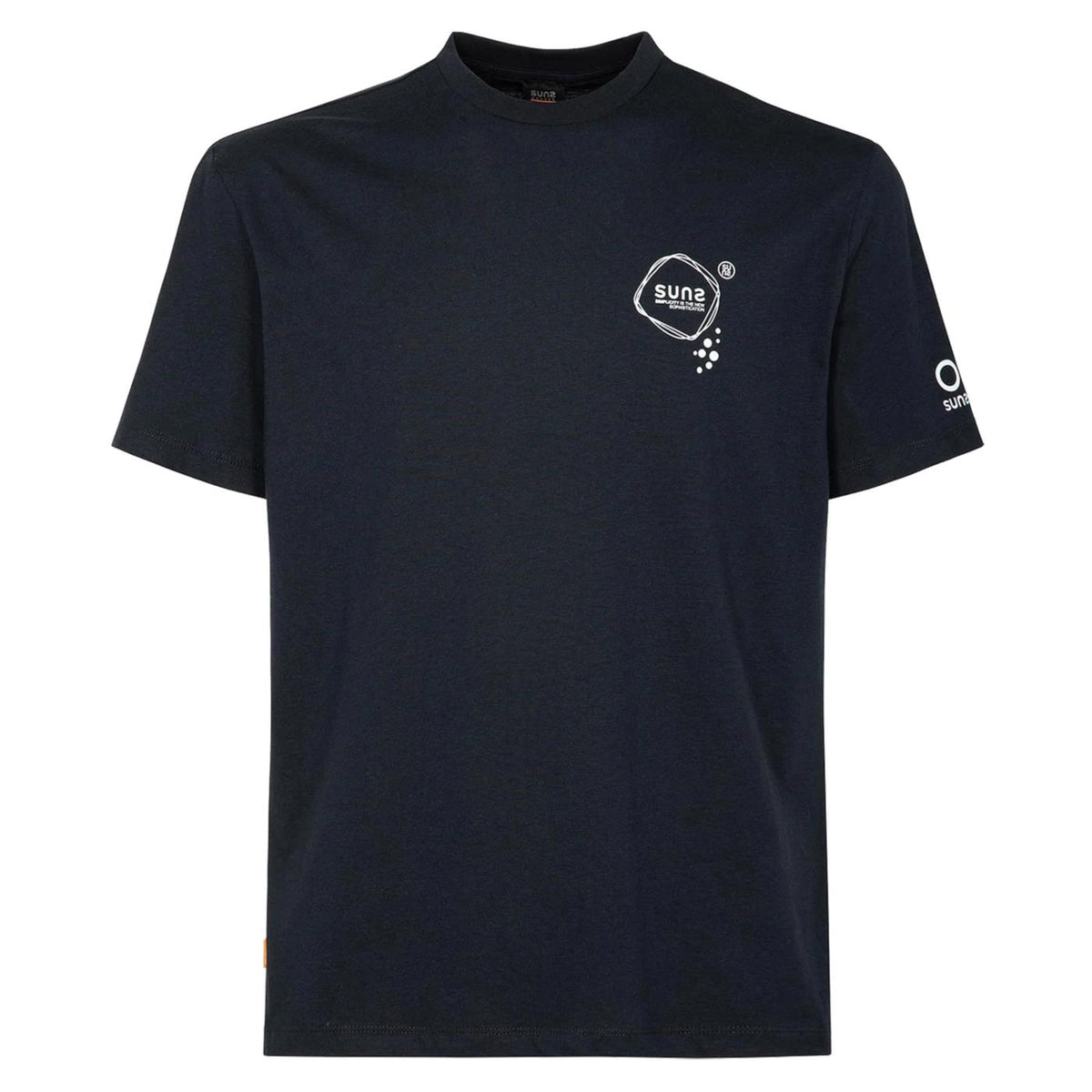 SUNS T-SHIRT PAOLO CRAZY - Blu - vista 3