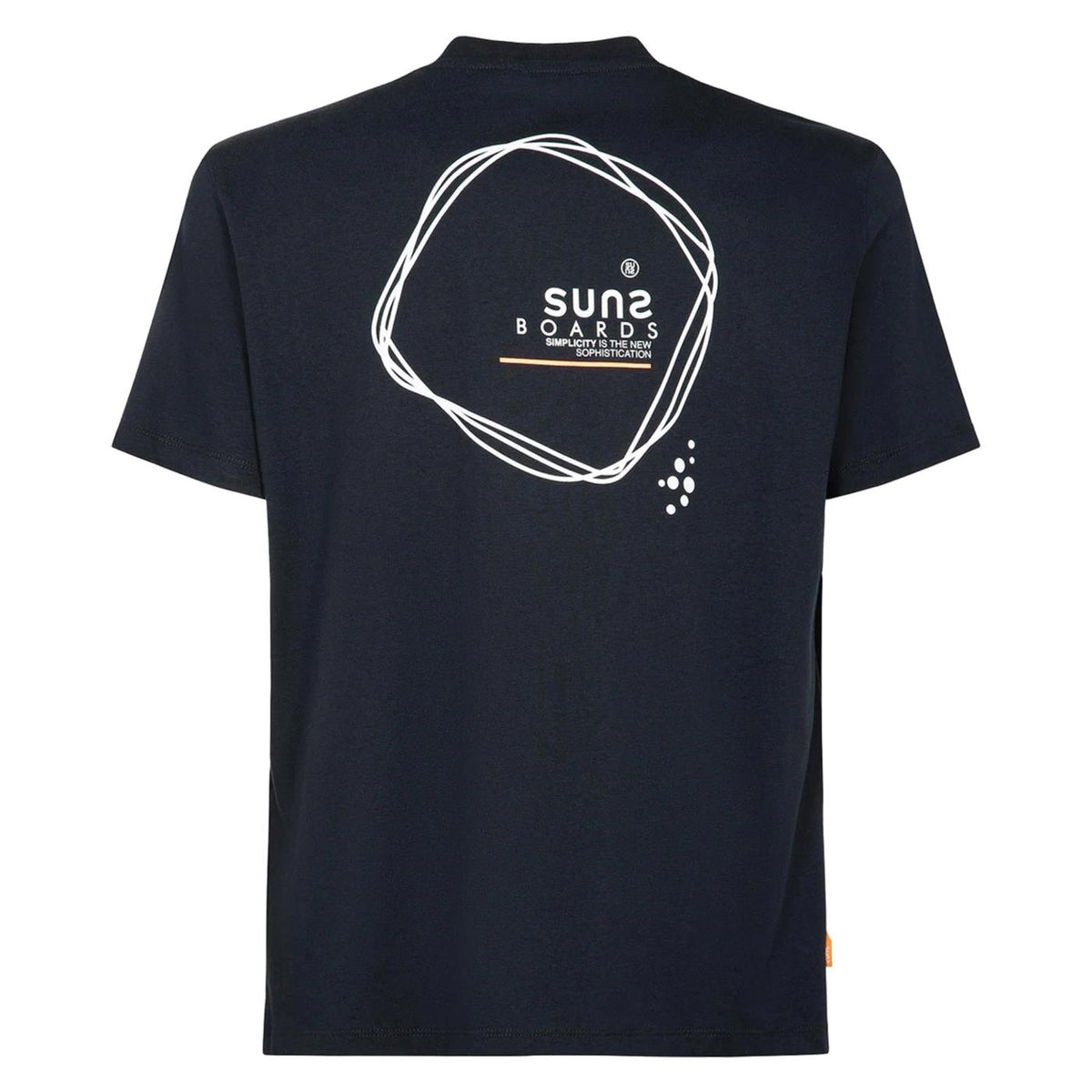 SUNS T-SHIRT PAOLO CRAZY - Blu - vista 4