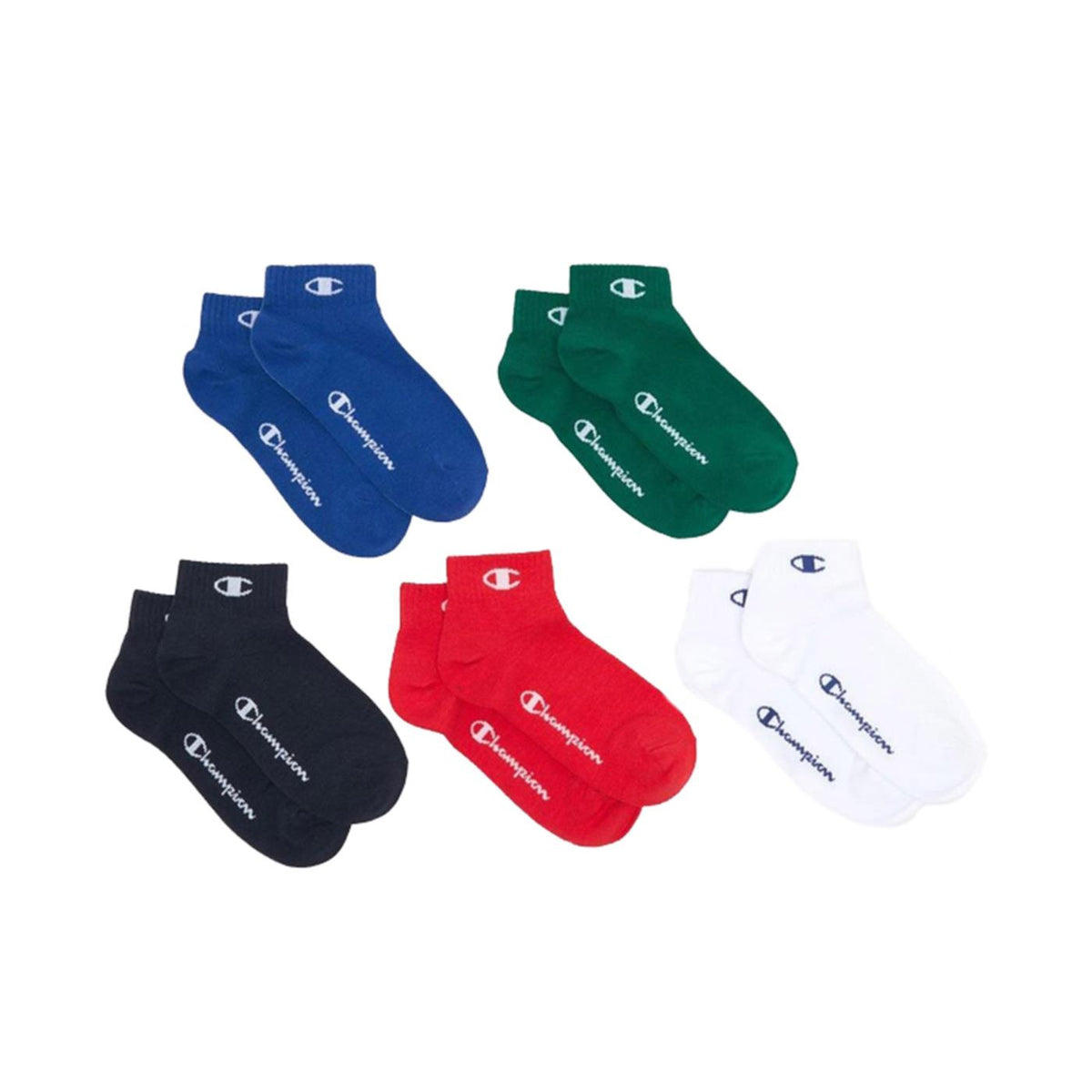 CHAMPION 5PK QUARTER SOCKS