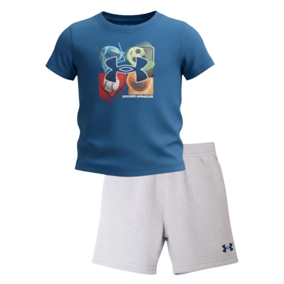 UNDER ARMOUR JR TERRY BALLER SHORT SET