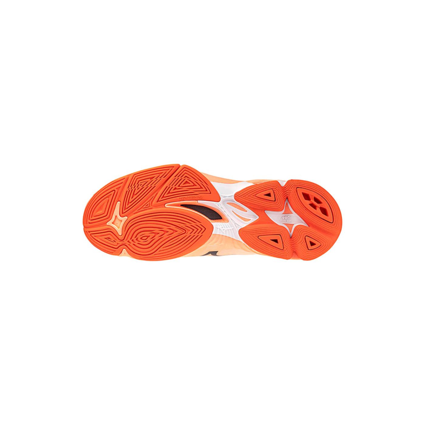 MIZUNO WAVE LIGHTNING PRO MID W - Arancione - vista 4