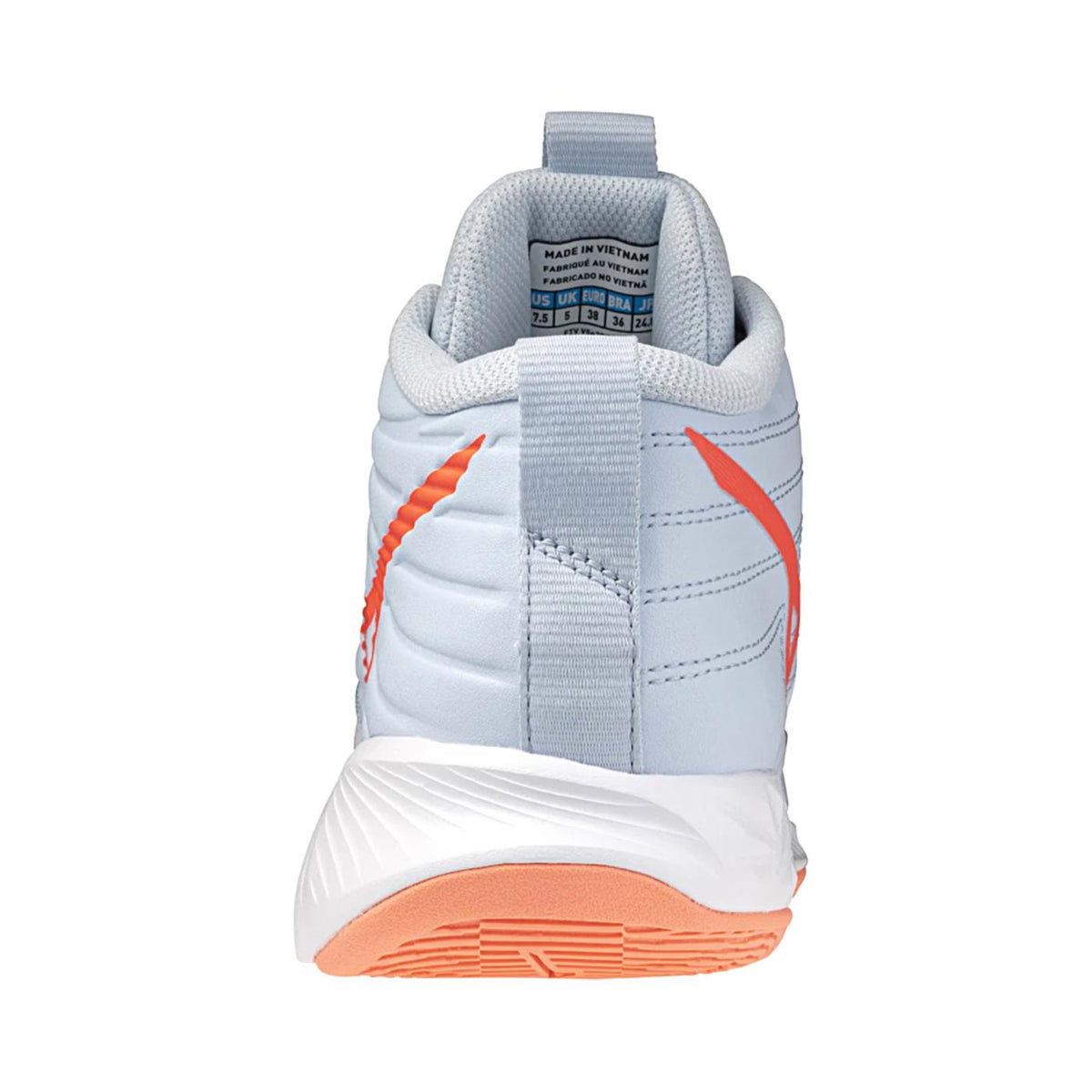MIZUNO WAVE MOMENTUM PRO MID W - Azzurro - vista 3