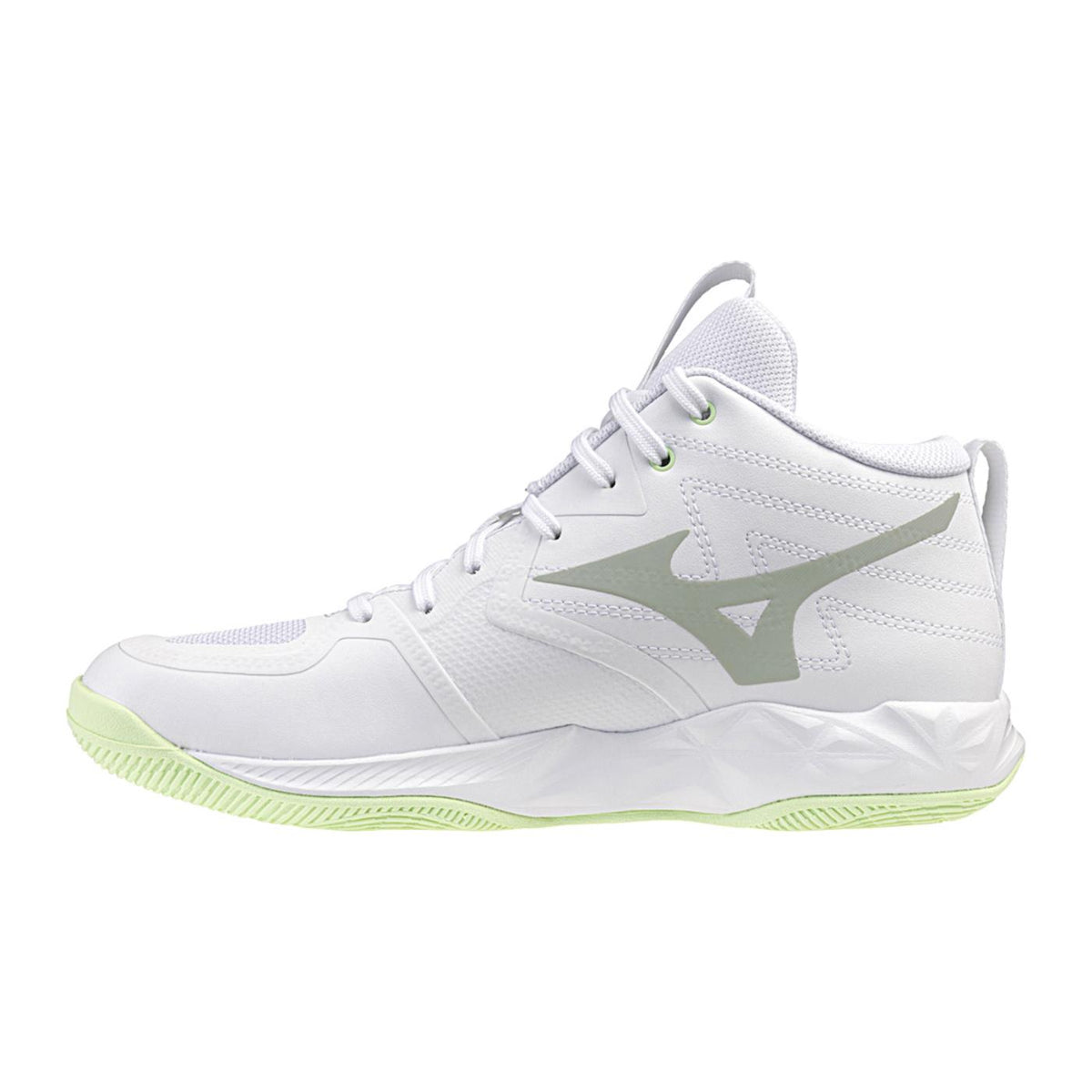 MIZUNO WAVE MOMENTUM PRO MID W - Bianco - vista 2
