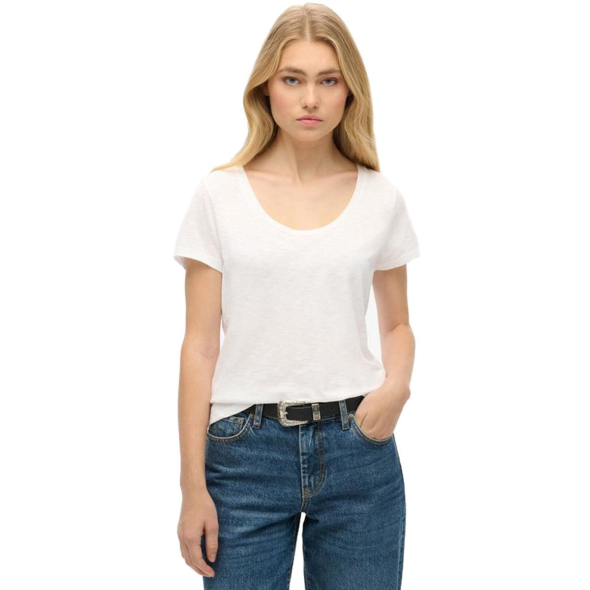 SUPERDRY W SCOOP NECK TEE - seconda immagine