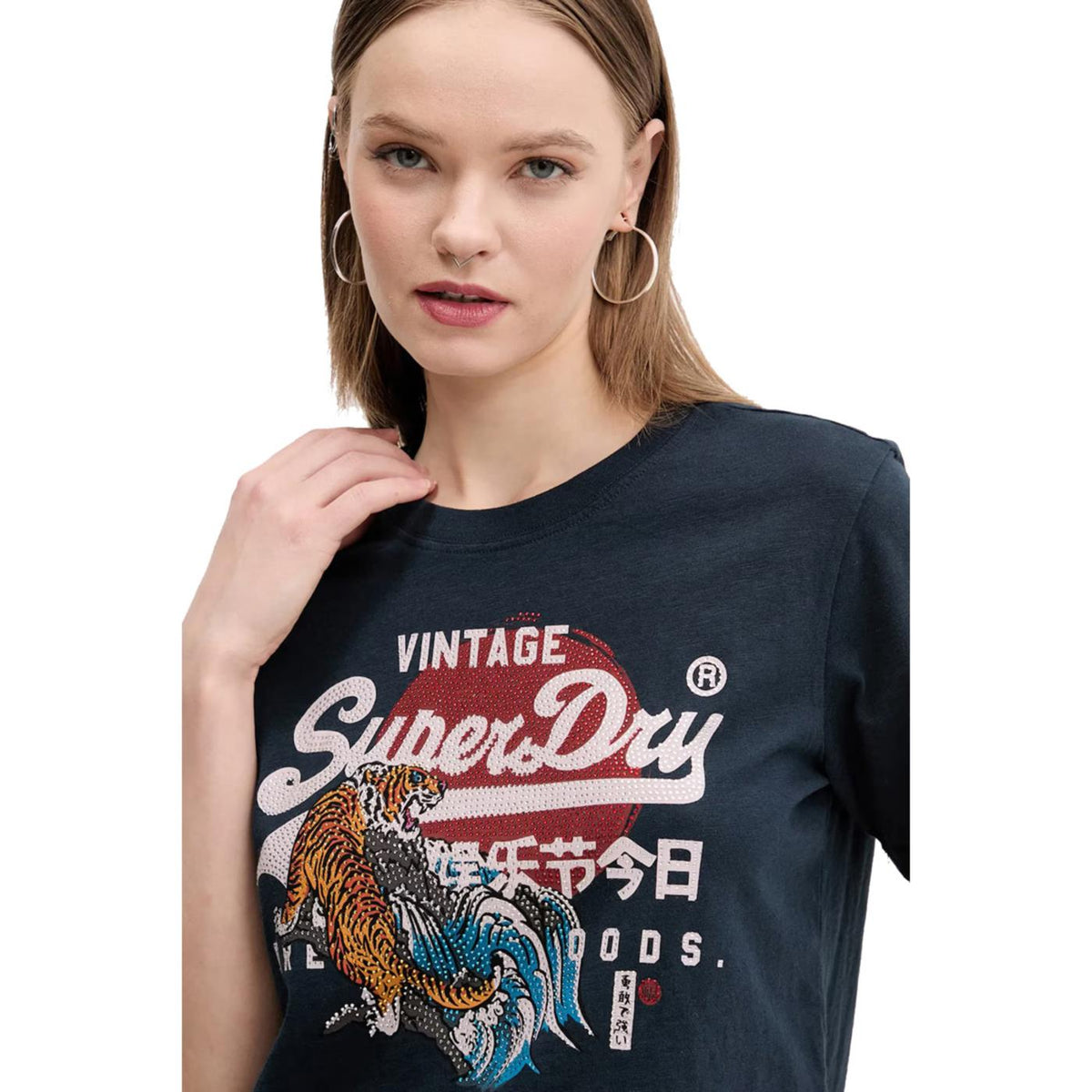 SUPERDRY W VL TOKYO RELAXED TEE