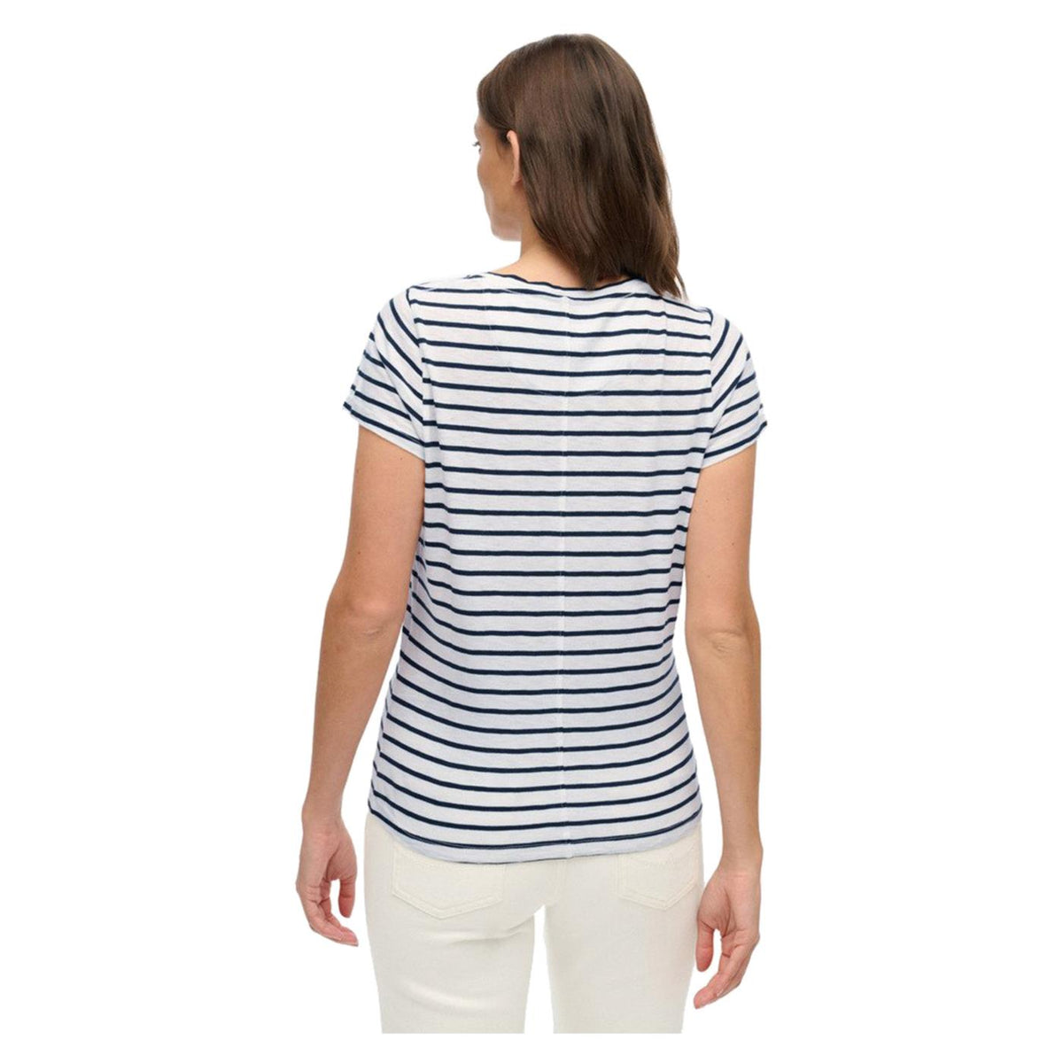 SUPERDRY STUDIOS SCOOP NECK TEE - Bianco - vista 2