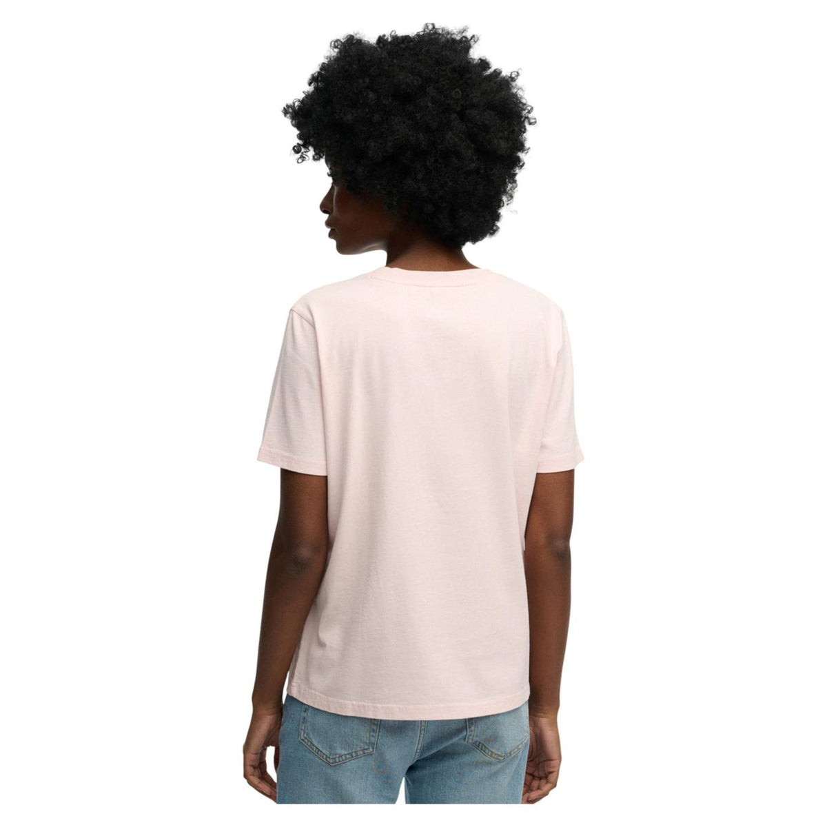 SUPERDRY LUXE CASUAL RLXD W TEE - Rosa - vista 3