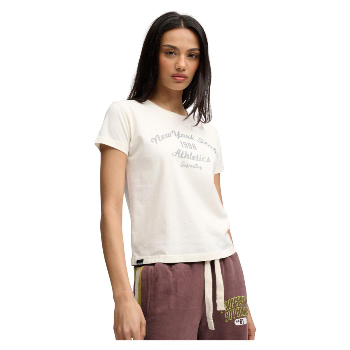 SUPERDRY FITTED GRAPHIC W TEE