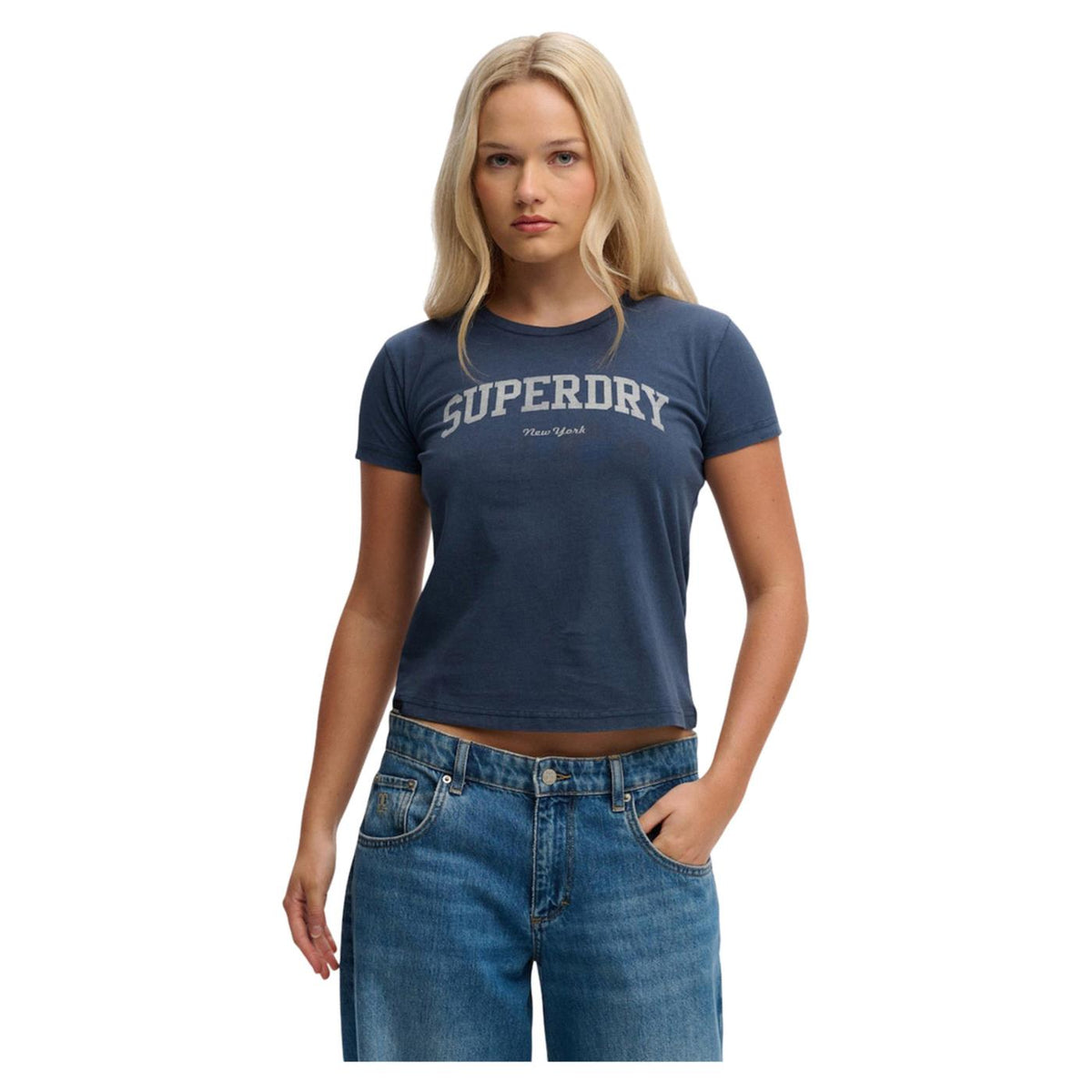 SUPERDRY FITTED GRAPHIC W TEE
